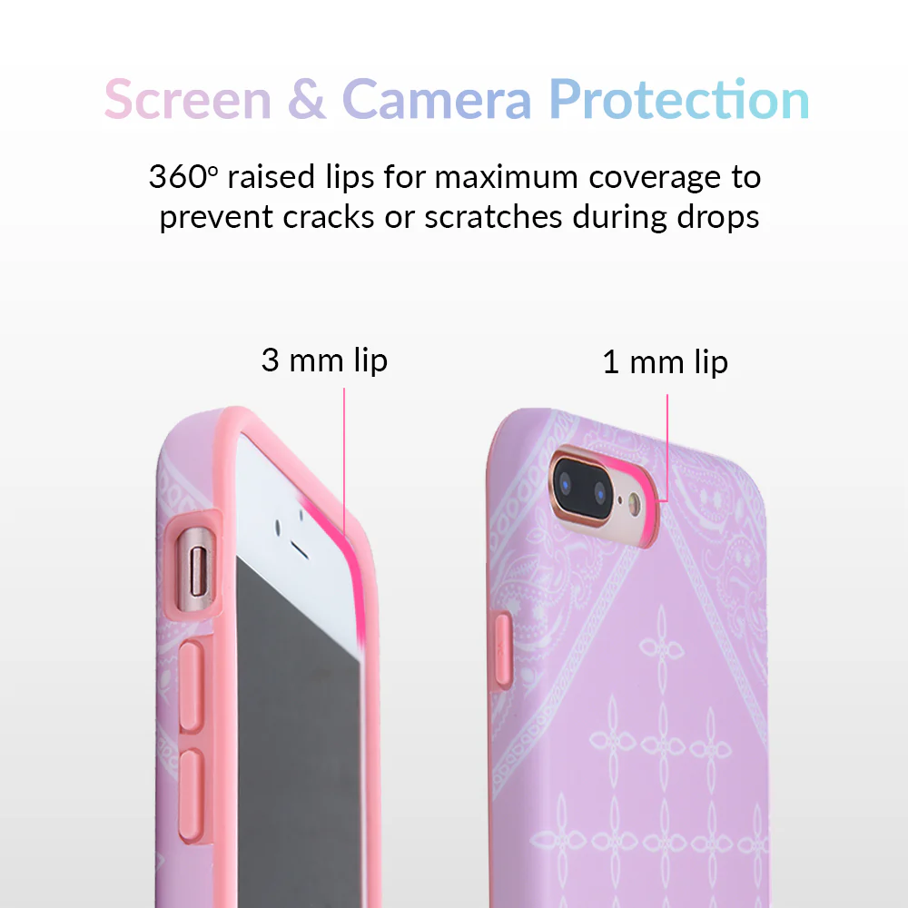 Pink Bandana iPhone Case by Kendall Vertes - Image 31