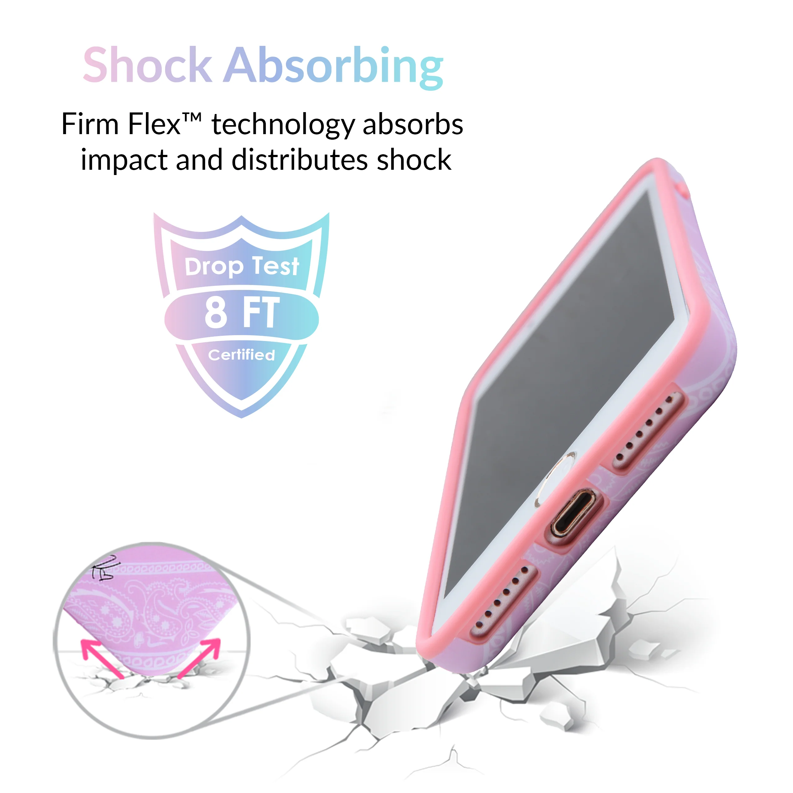 Pink Bandana iPhone Case by Kendall Vertes - Image 39