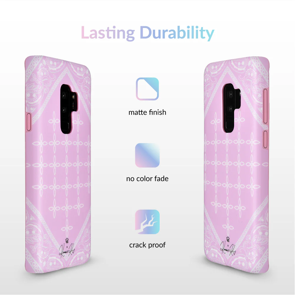 Pink Bandana iPhone Case by Kendall Vertes - Image 47