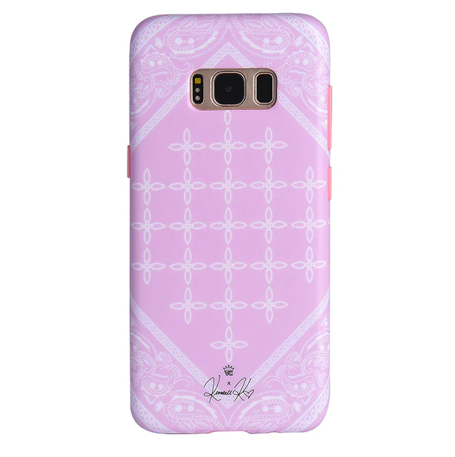 Pink Bandana iPhone Case by Kendall Vertes - Image 48