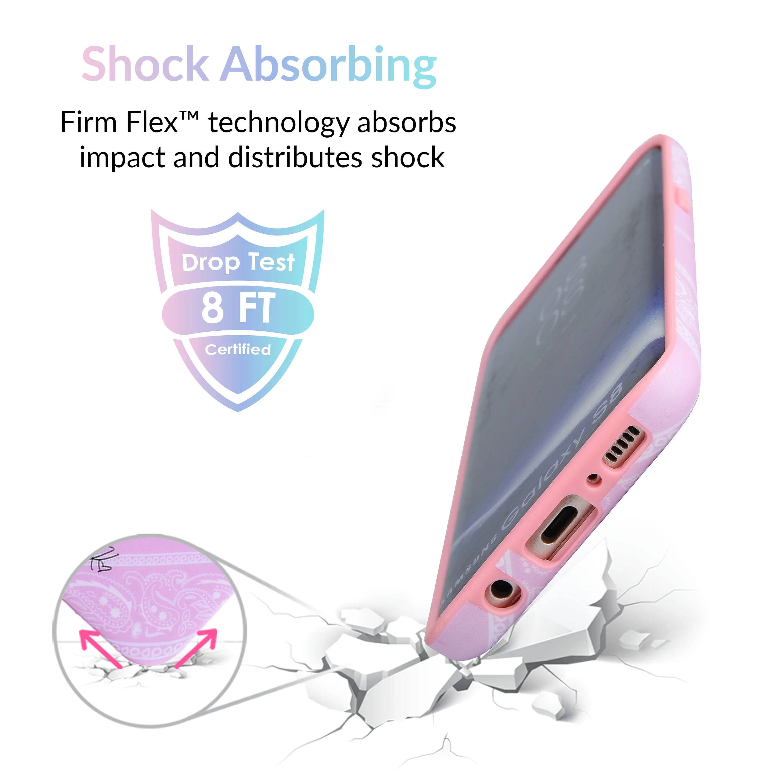 Pink Bandana iPhone Case by Kendall Vertes - Image 52