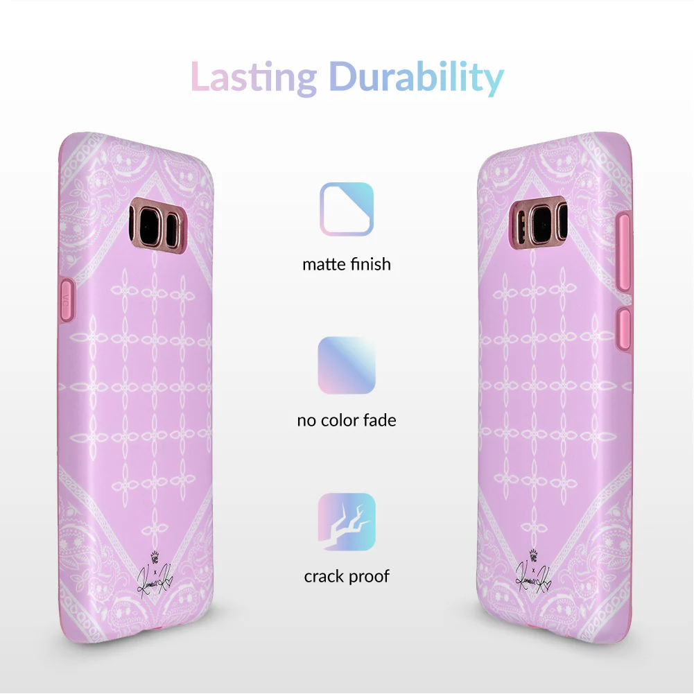 Pink Bandana iPhone Case by Kendall Vertes - Image 53