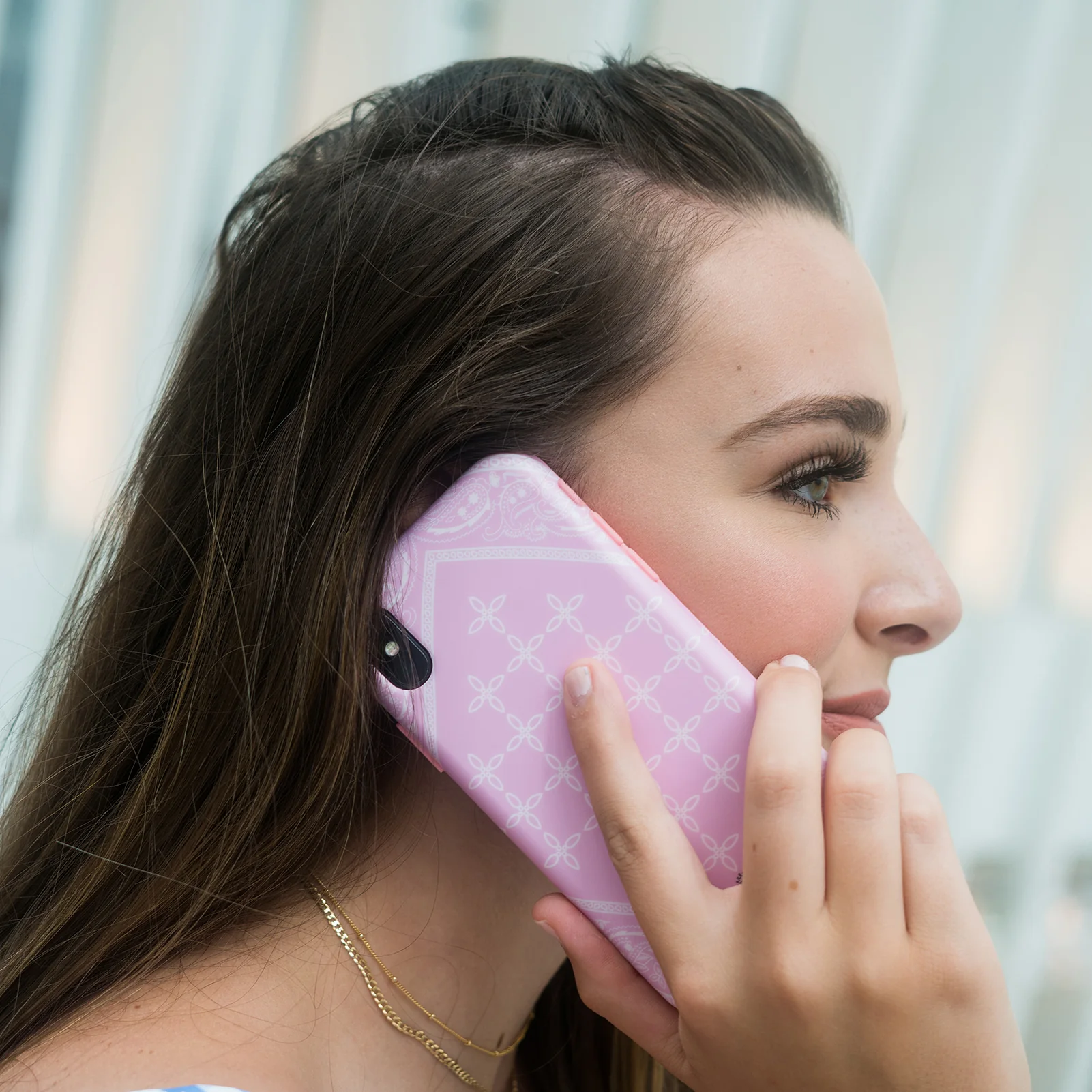 Pink Bandana iPhone Case by Kendall Vertes - Image 62