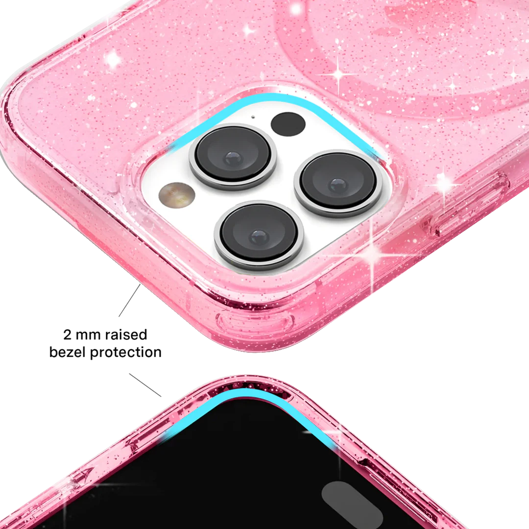 Pink Stardust Glitter iPhone Case - Image 107