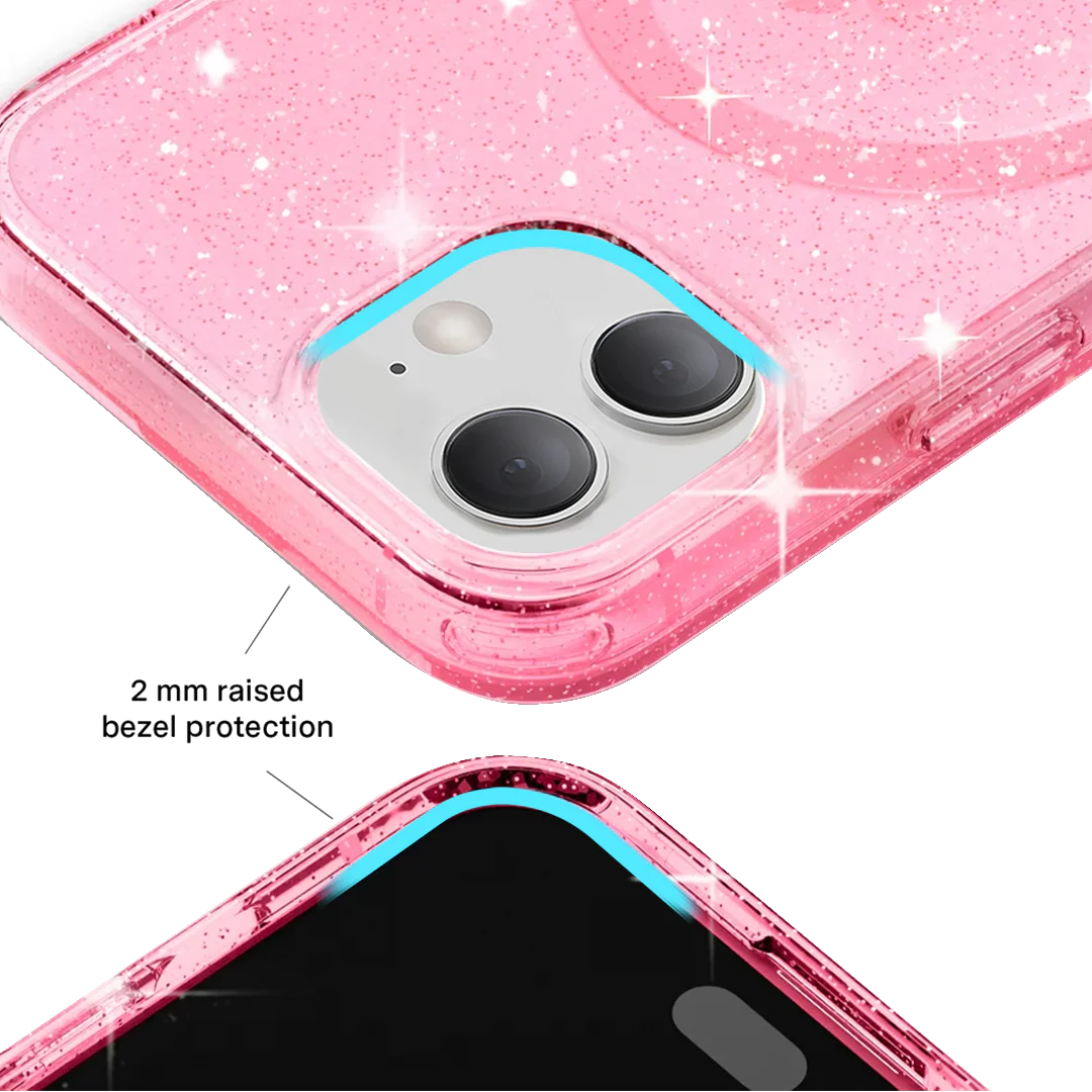 Pink Stardust Glitter iPhone Case - Image 112