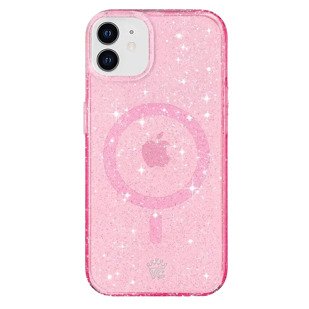 Pink Stardust Glitter iPhone Case - Image 116