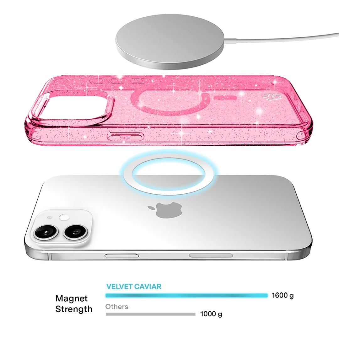 Pink Stardust Glitter iPhone Case - Image 118