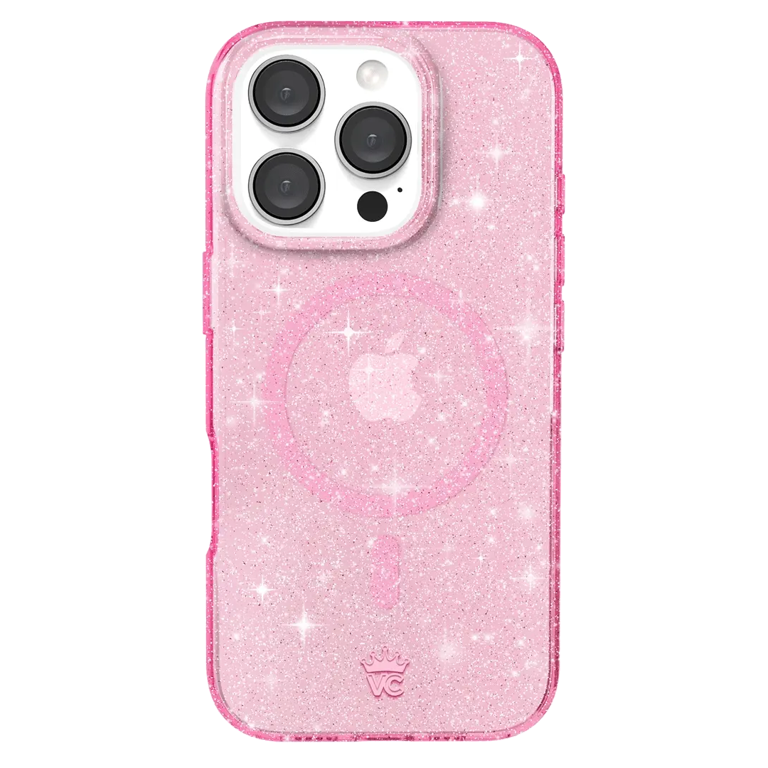 Pink Stardust Glitter iPhone Case - Image 131