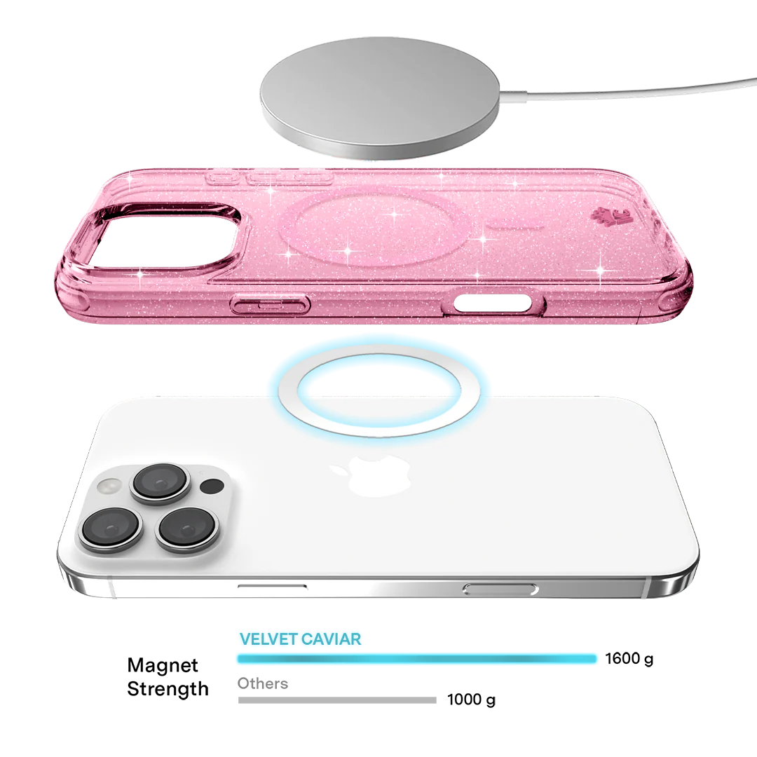 Pink Stardust Glitter iPhone Case - Image 138