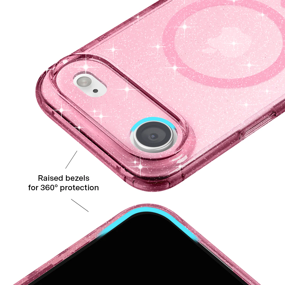 Pink Stardust Glitter iPhone Case - Image 143