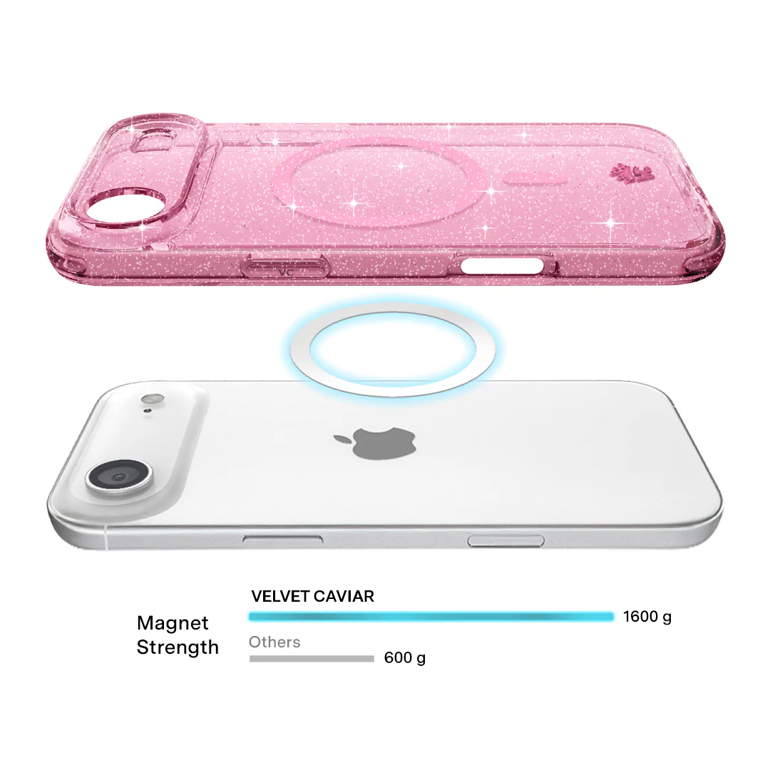 Pink Stardust Glitter iPhone Case - Image 144