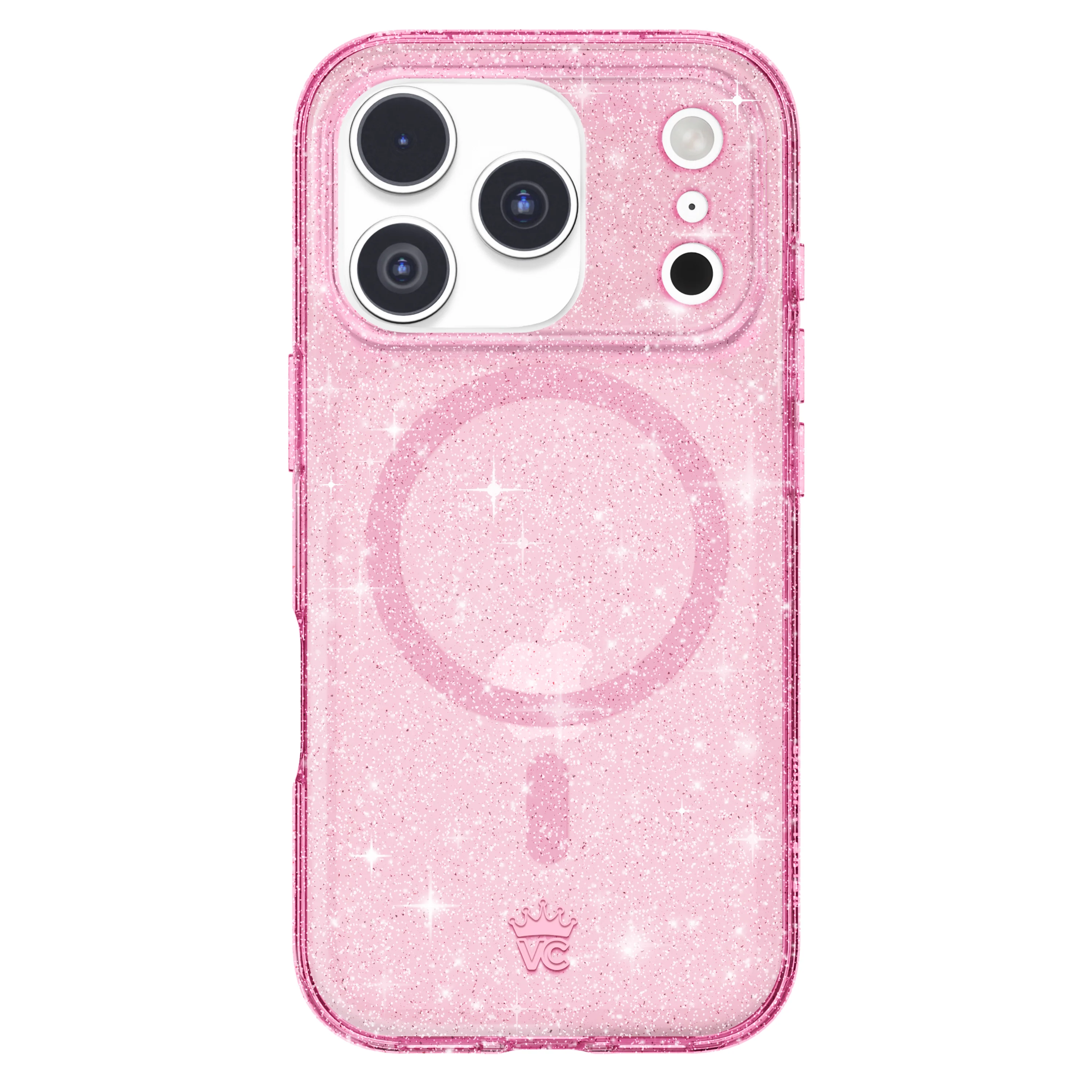 Pink Stardust Glitter iPhone Case - Image 151