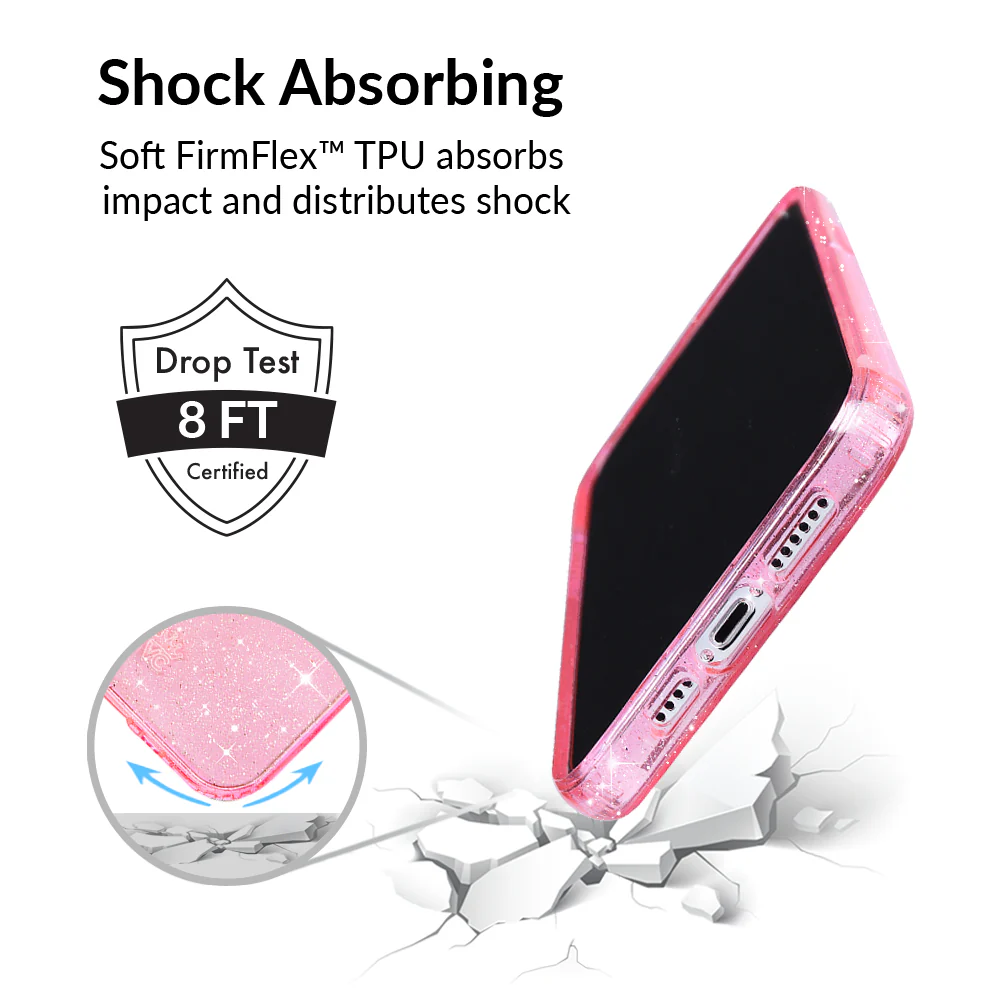 Pink Stardust Glitter iPhone Case - Image 43