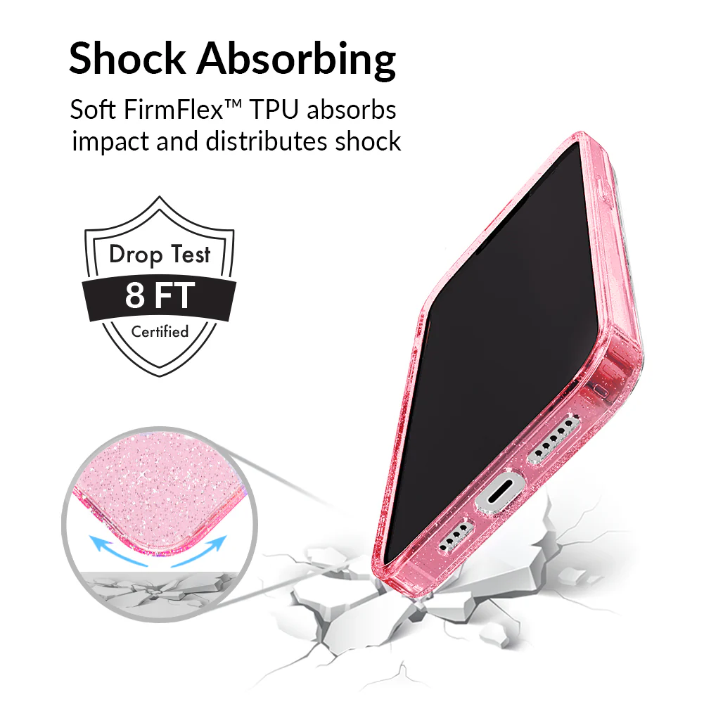 Pink Stardust Glitter iPhone Case - Image 54