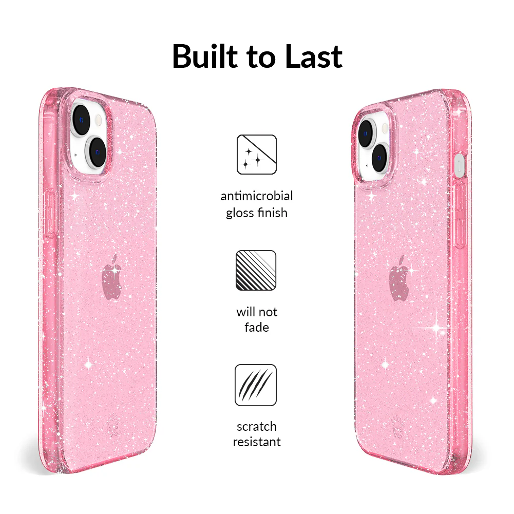 Pink Stardust Glitter iPhone Case - Image 55