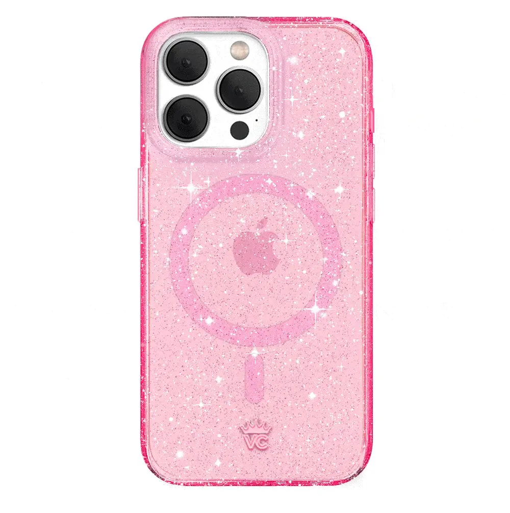 Pink Stardust Glitter iPhone Case - Image 72