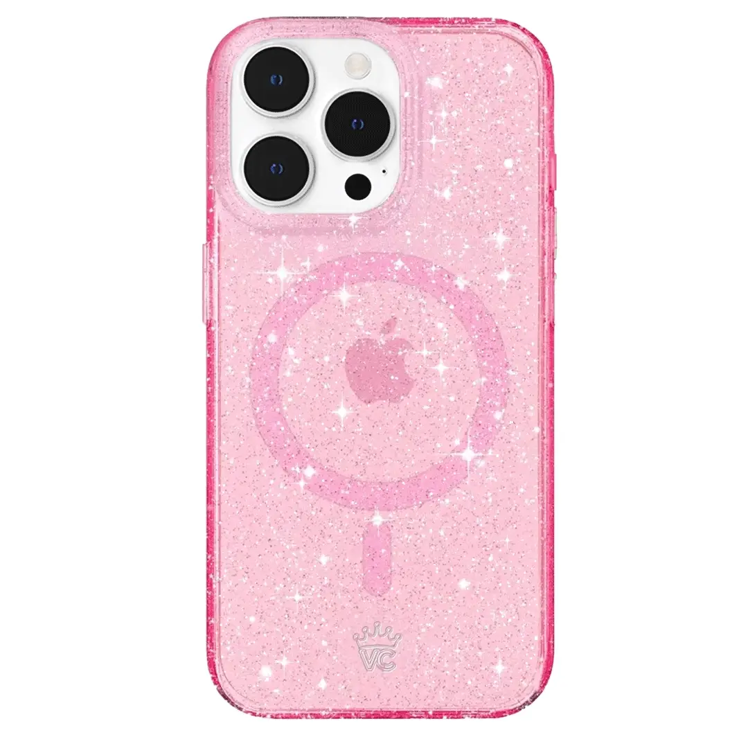 Pink Stardust Glitter iPhone Case - Image 77