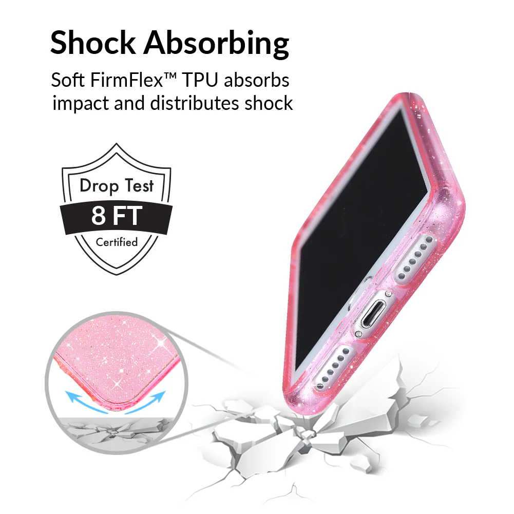 Pink Stardust Glitter iPhone Case - Image 8