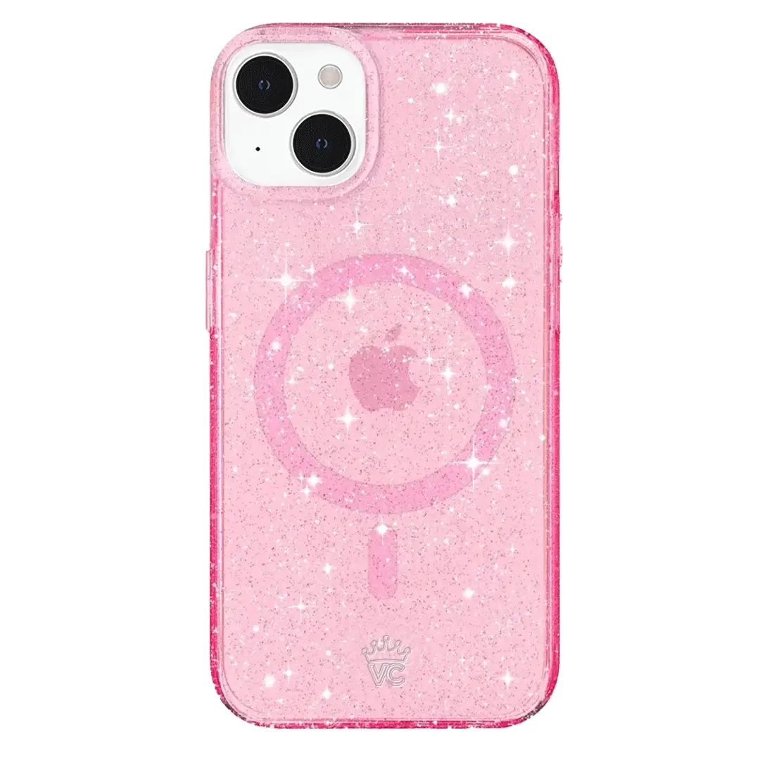 Pink Stardust Glitter iPhone Case - Image 86