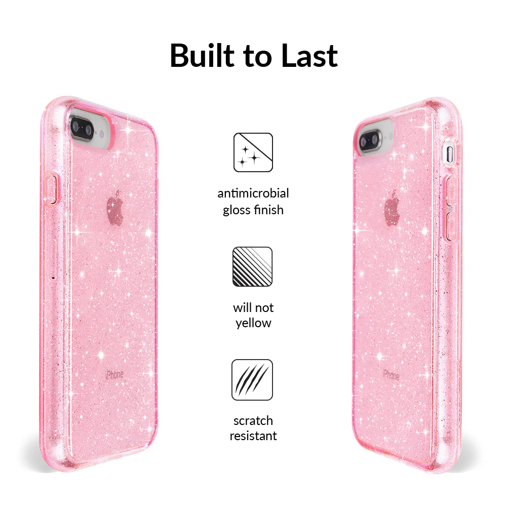 Pink Stardust Glitter iPhone Case - Image 9