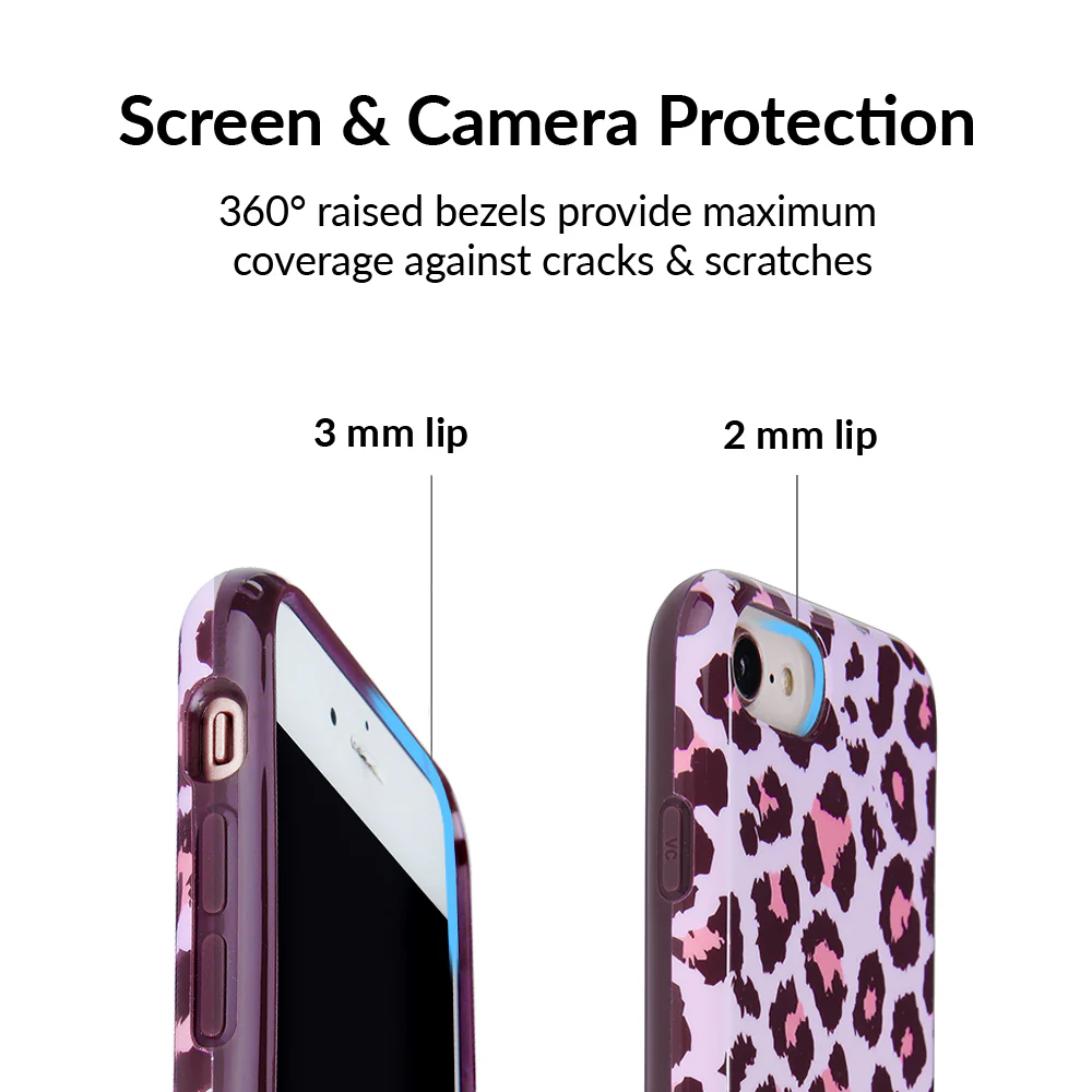 Purrfect Pink Leopard iPhone Case - Image 3