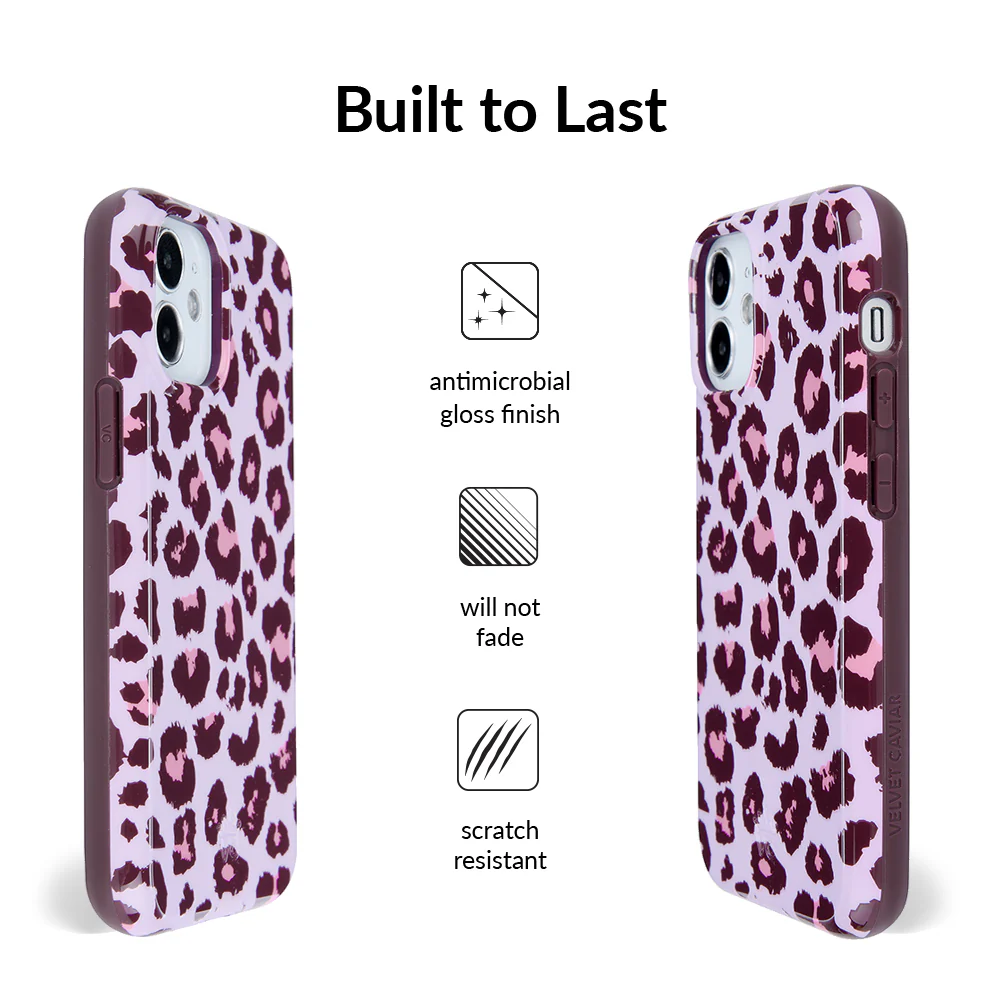 Purrfect Pink Leopard iPhone Case - Image 53