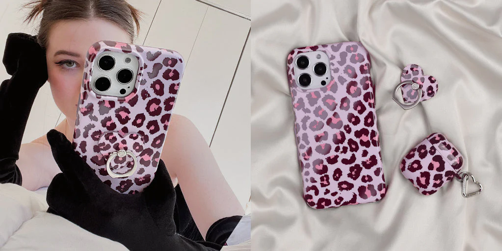 Purrfect Pink Leopard iPhone Case - Image 89
