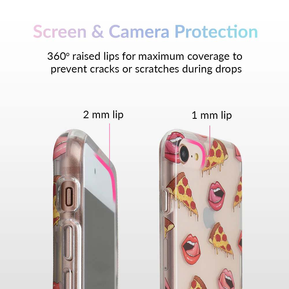 Pizza Lips iPhone Case by Kendall Vertes - Image 10