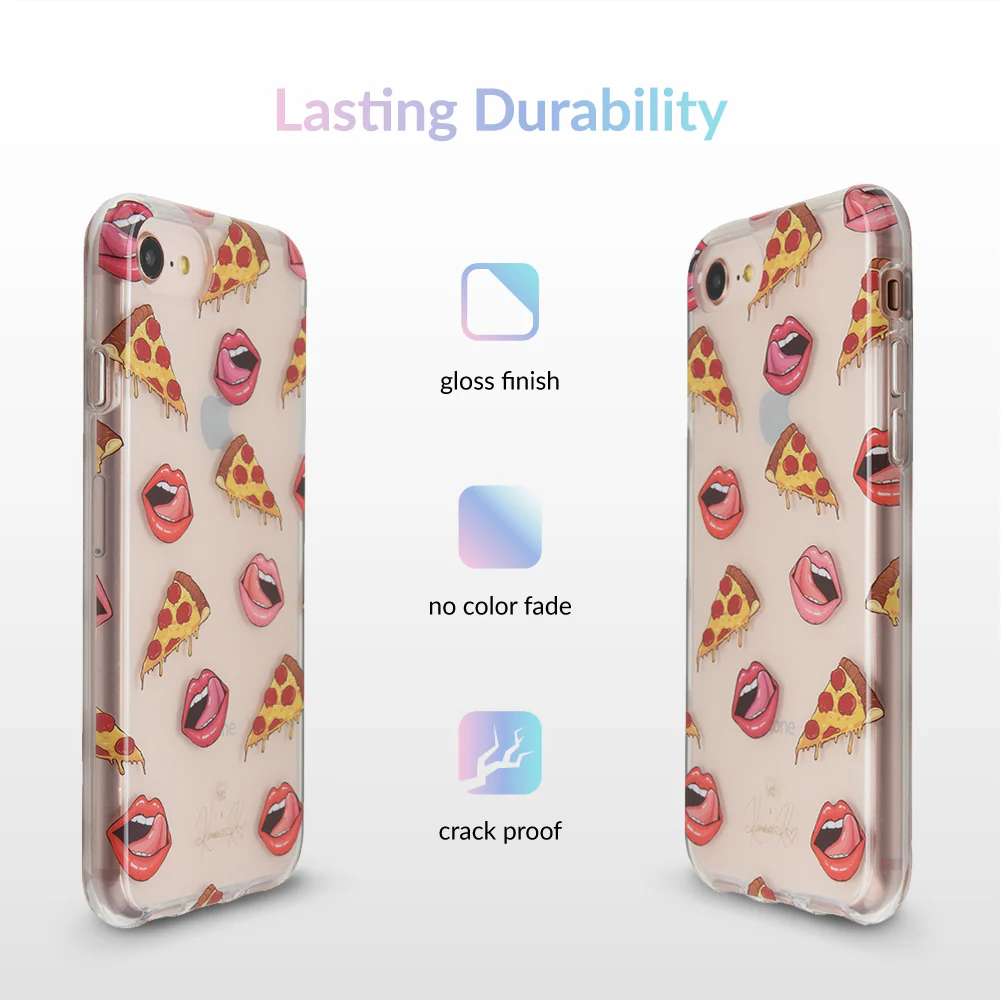 Pizza Lips iPhone Case by Kendall Vertes - Image 12
