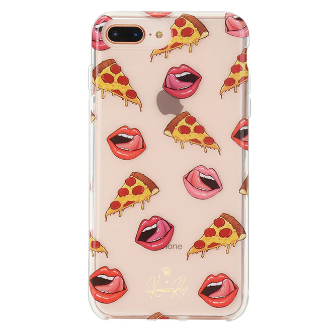 Pizza Lips iPhone Case by Kendall Vertes - Image 19
