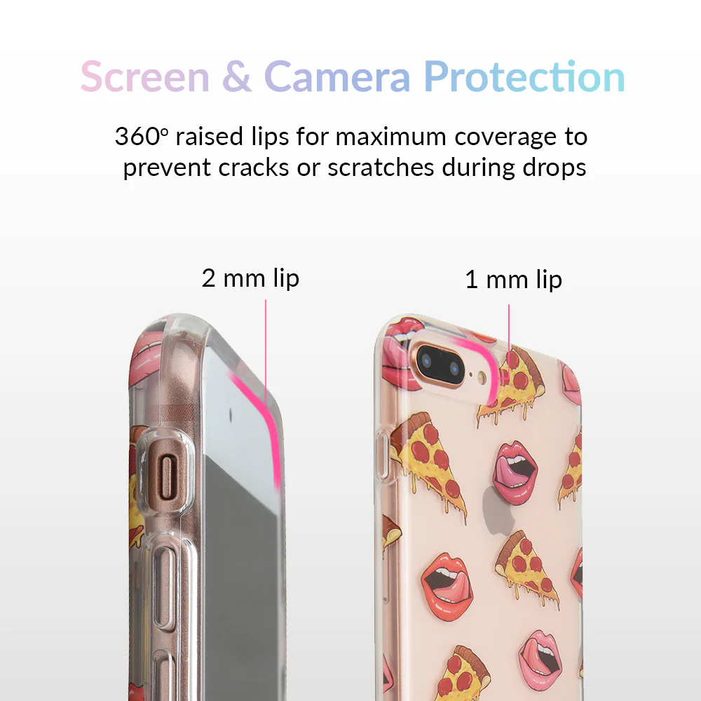 Pizza Lips iPhone Case by Kendall Vertes - Image 22