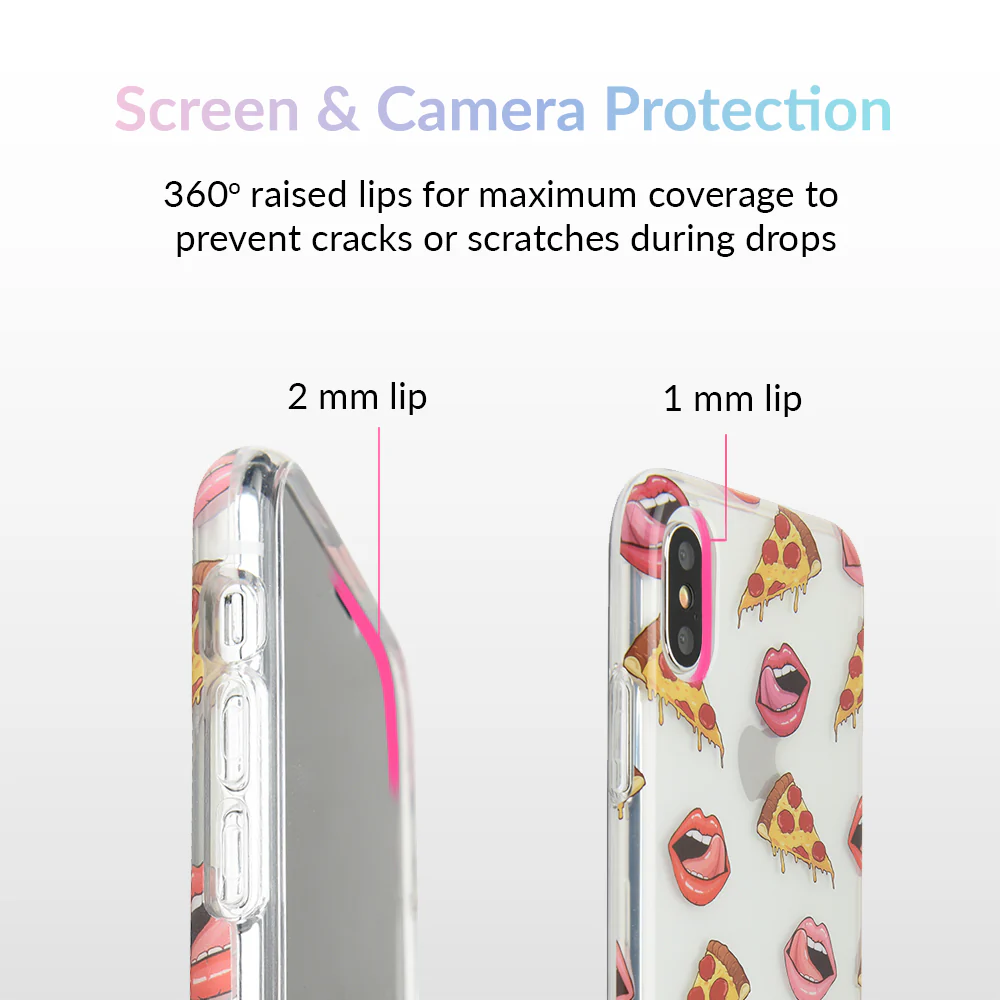 Pizza Lips iPhone Case by Kendall Vertes - Image 28