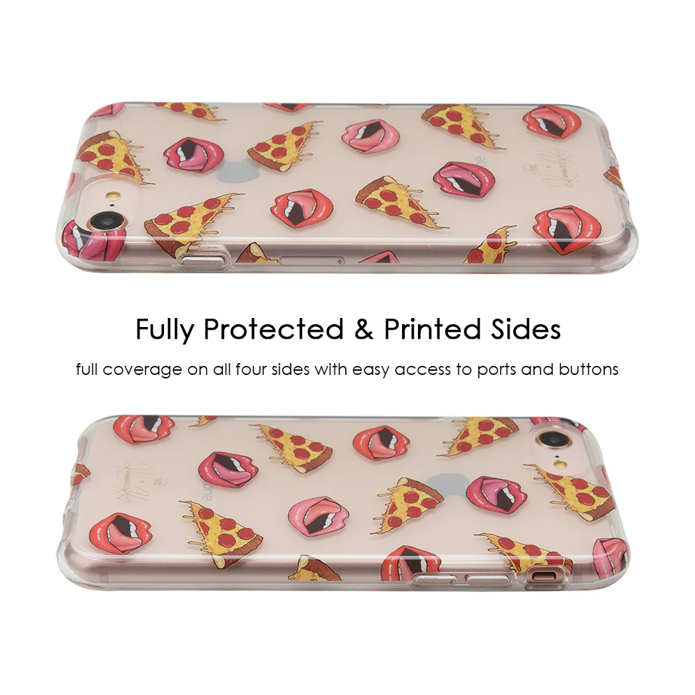 Pizza Lips iPhone Case by Kendall Vertes - Image 41