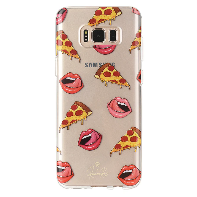 Pizza Lips iPhone Case by Kendall Vertes - Image 43
