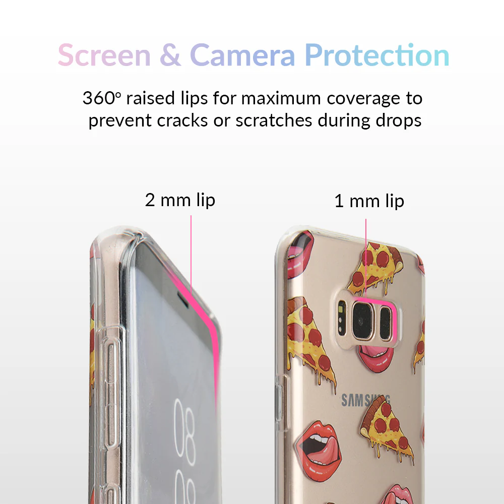 Pizza Lips iPhone Case by Kendall Vertes - Image 46