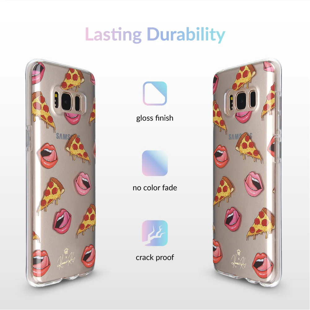 Pizza Lips iPhone Case by Kendall Vertes - Image 48