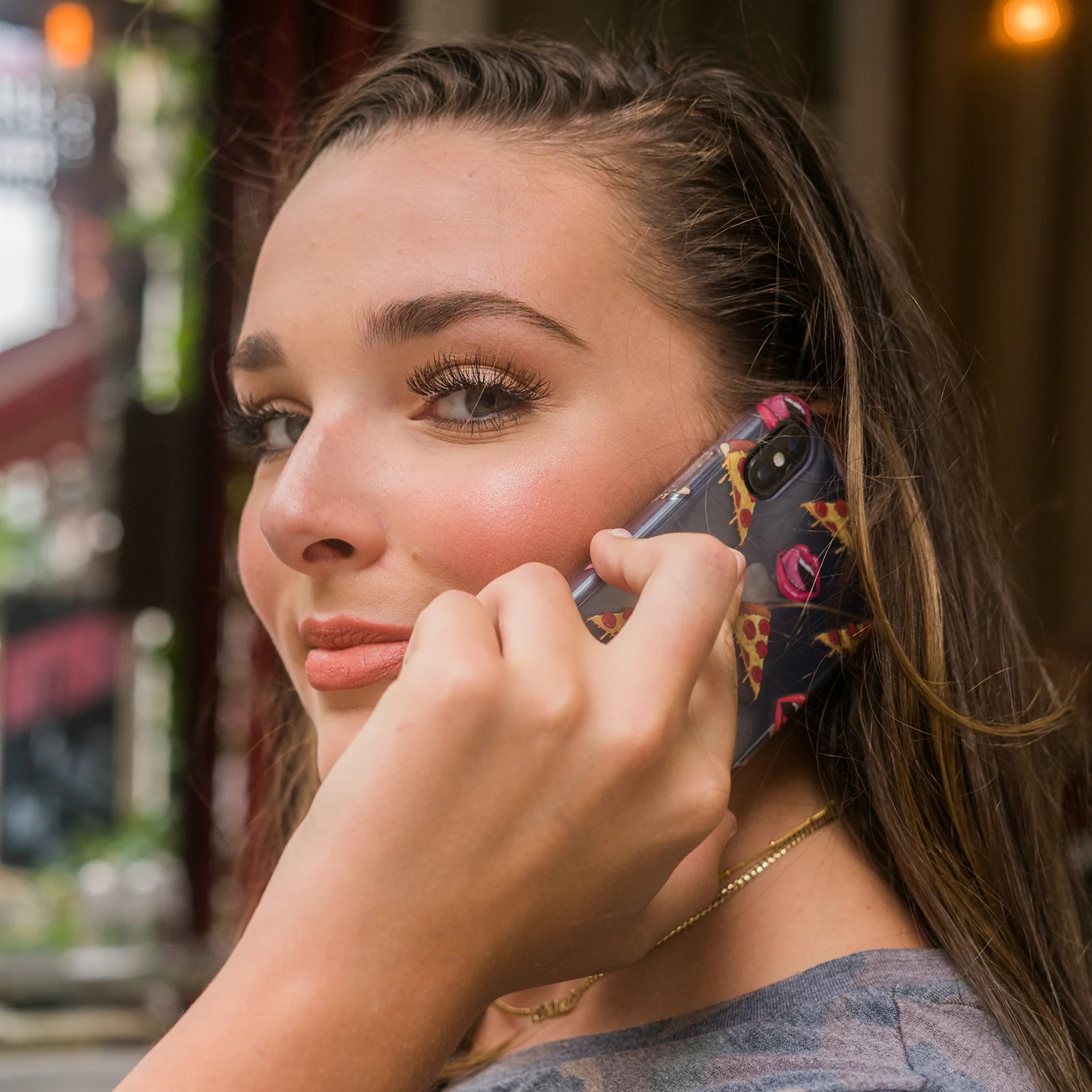 Pizza Lips iPhone Case by Kendall Vertes - Image 62