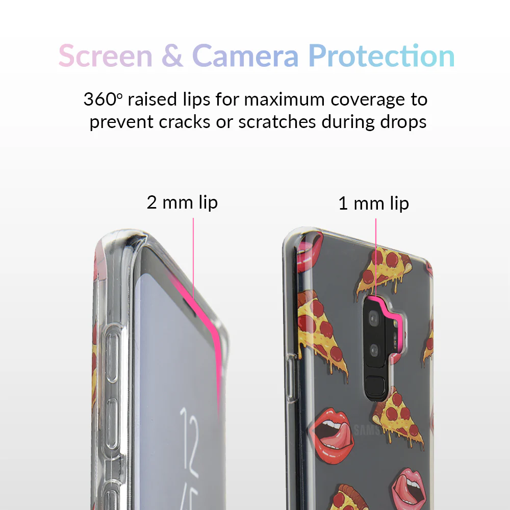 Pizza Lips iPhone Case by Kendall Vertes - Image 64