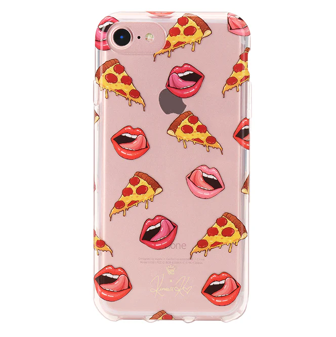 Pizza Lips iPhone Case by Kendall Vertes - Image 7
