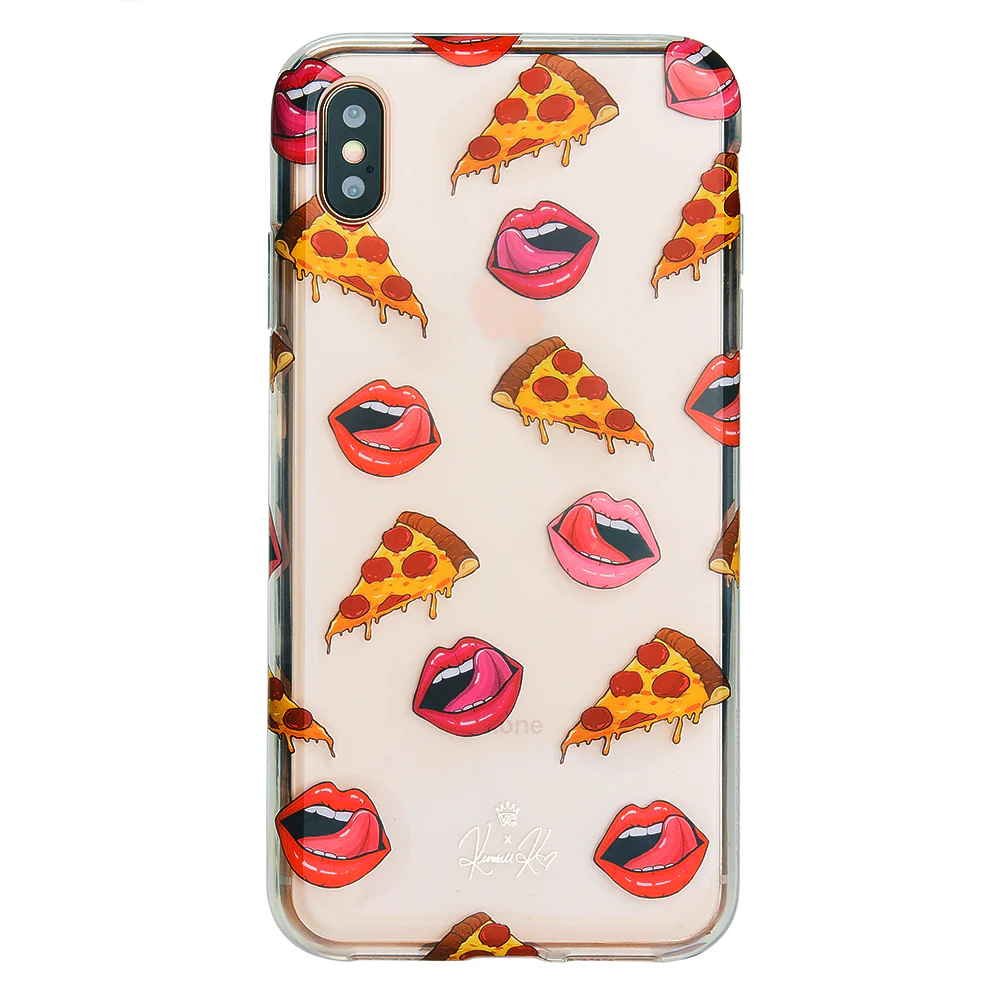 Pizza Lips iPhone Case by Kendall Vertes - Image 73