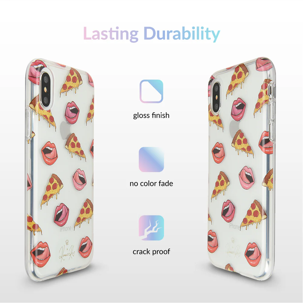 Pizza Lips iPhone Case by Kendall Vertes - Image 77