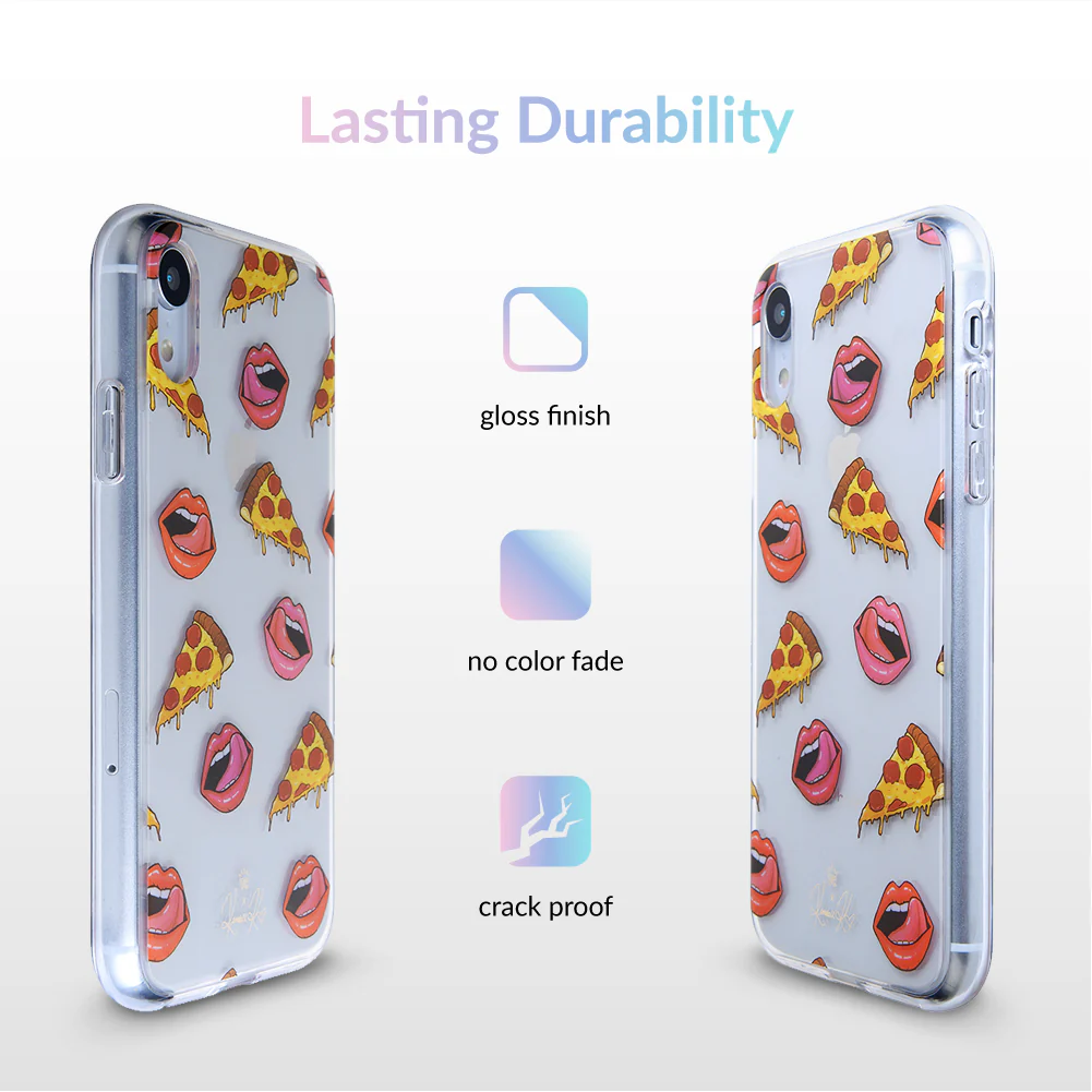 Pizza Lips iPhone Case by Kendall Vertes - Image 87