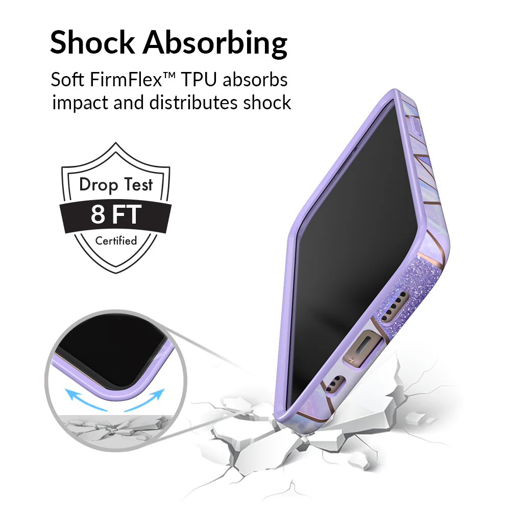 Purple Geometric Marble iPhone Case - Image 52