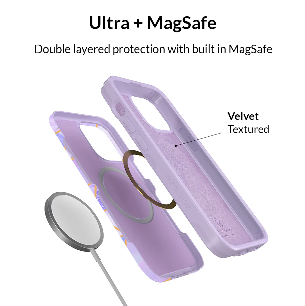 Purple Geometric Marble iPhone Case - Image 78