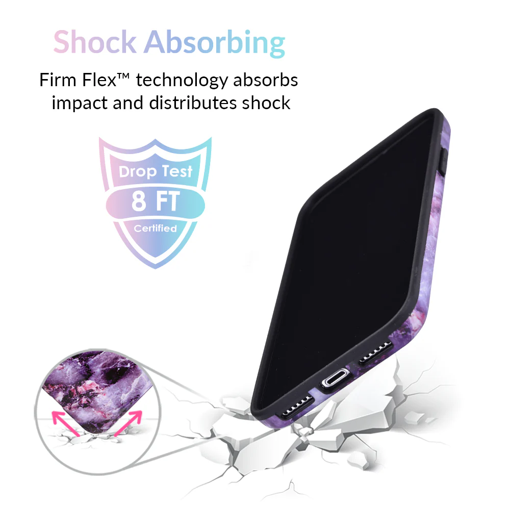 Purple Stone Marble iPhone Case - Image 16