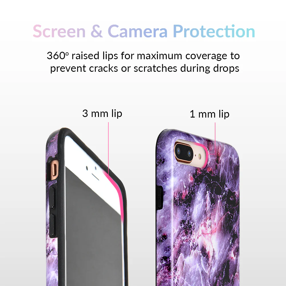 Purple Stone Marble iPhone Case - Image 22