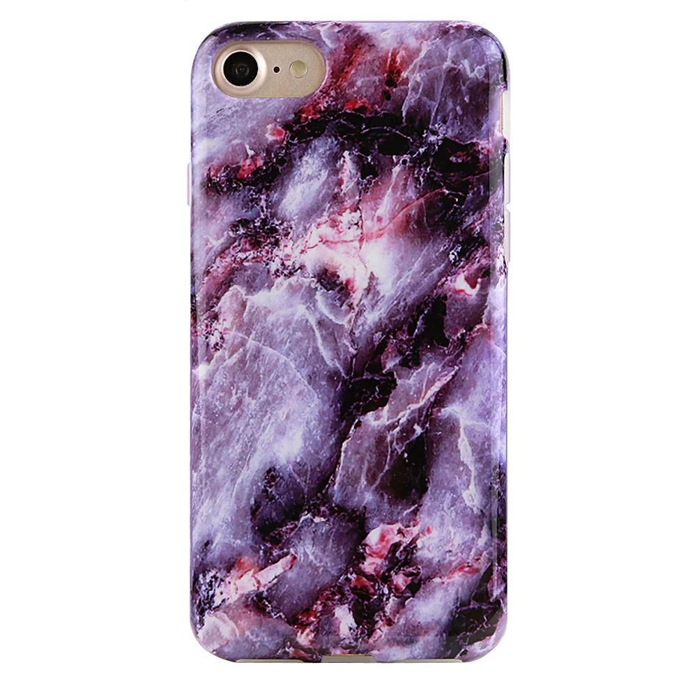 Purple Stone Marble iPhone Case - Image 34