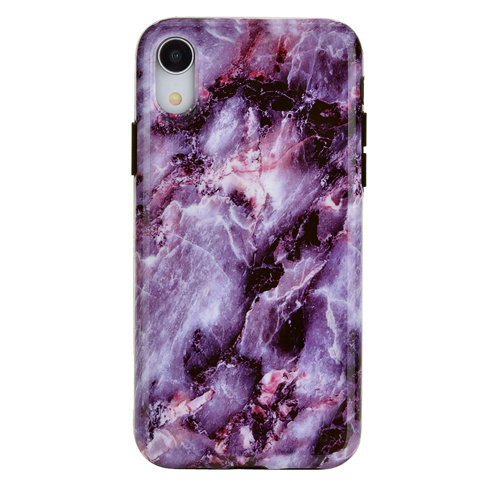 Purple Stone Marble iPhone Case - Image 52