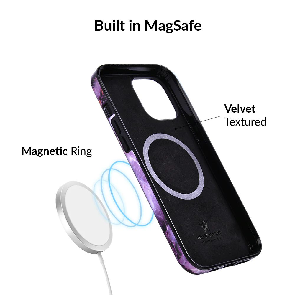 Purple Stone Marble iPhone Case - Image 77