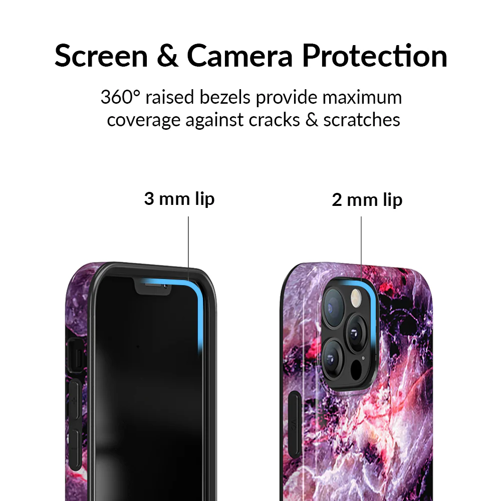 Purple Stone Marble iPhone Case - Image 79